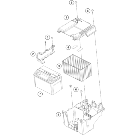 BATTERIE HUSQVARNA 125...